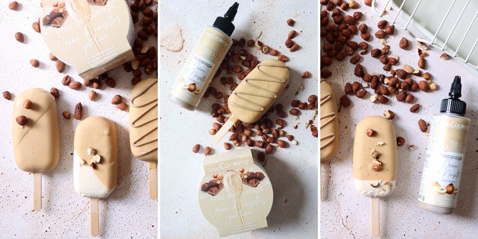Glace magnum fourrage crème de noisette